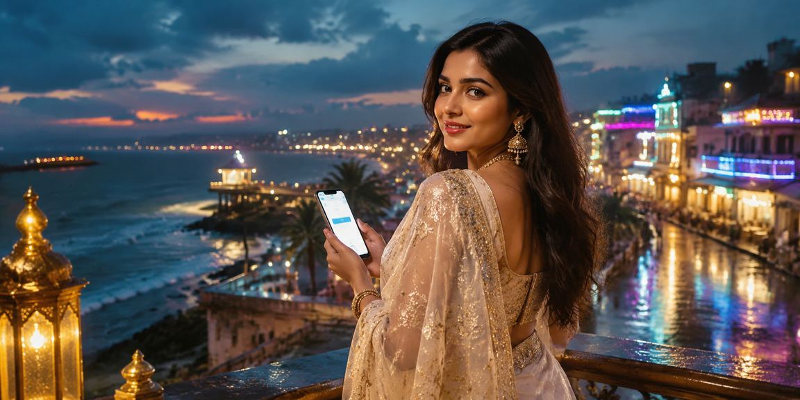 নারায়ণগঞ্জে একজন নারী ব্যবহারকারী মোবাইলে ডিপোজিট করছেন